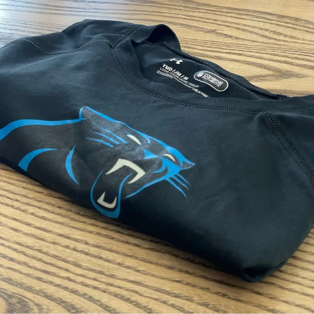 Under Armour Combine Authentic Heat Gear Long Sleeve‎ Shirt Carolina Panthers